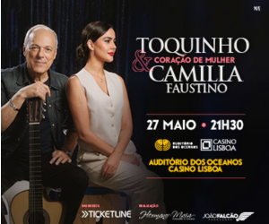 Toquinho e Camila Faustino